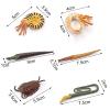 5X 6Pcs Prehistoric Marine Animal Model Marine Animal Figures for A view 4