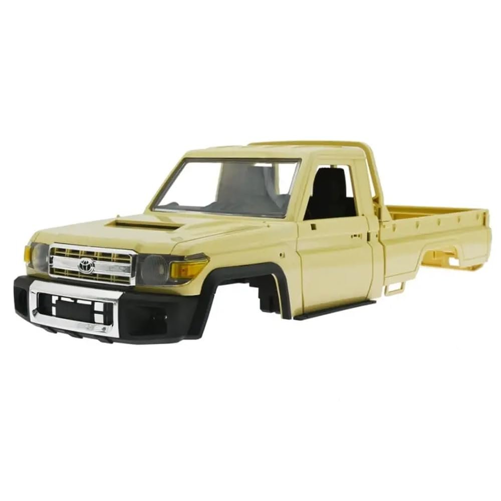 BritBolt 1/12 Scale RC Car Body Shell MN82 LC79 Upgrade Part Compatible with 1 12 Scale Remote Control Cars Spare Accessories(Yellow)