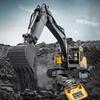 TOUCAN RC HOBBY 1/16 E598 003 Electric Lifting RC Excavator Metal 2Arms Remote Control Digger VO Hammer Bucket Claw 360 Rotating view 3