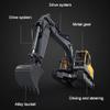 TOUCAN RC HOBBY 1/16 E598 003 Electric Lifting RC Excavator Metal 2Arms Remote Control Digger VO Hammer Bucket Claw 360 Rotating view 4