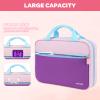 Jaffzora Carrying Case Compatible with Leapfrog LeapReader System Learn-to-Read 10 Book Mega Pack, Portable Storage Bag Fits for Leapfrog LeapReader Reading and Writing System,Pink view 3