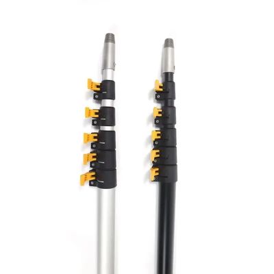 SGYYOFDP Telescopic Pole for Window Cleaning 10m 12m 15m Aluminum Extension Handle with Cleaning Brush Components Panel Cleaning Machine(15m)