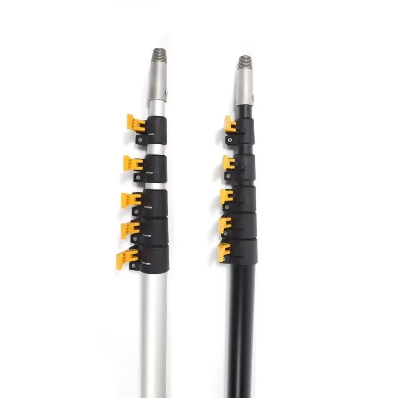 SGYYOFDP Telescopic Pole for Window Cleaning 10m 12m 15m Aluminum Extension Handle with Cleaning Brush Components Panel Cleaning Machine(15m)