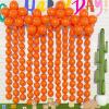 105pcs Orange Link Balloons 6 inch Quick Link Balloons Latex Linking Balloon for Photo Shoot Baby Shower Birthday Party Decorations view 1