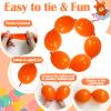 105pcs Orange Link Balloons 6 inch Quick Link Balloons Latex Linking Balloon for Photo Shoot Baby Shower Birthday Party Decorations view 3