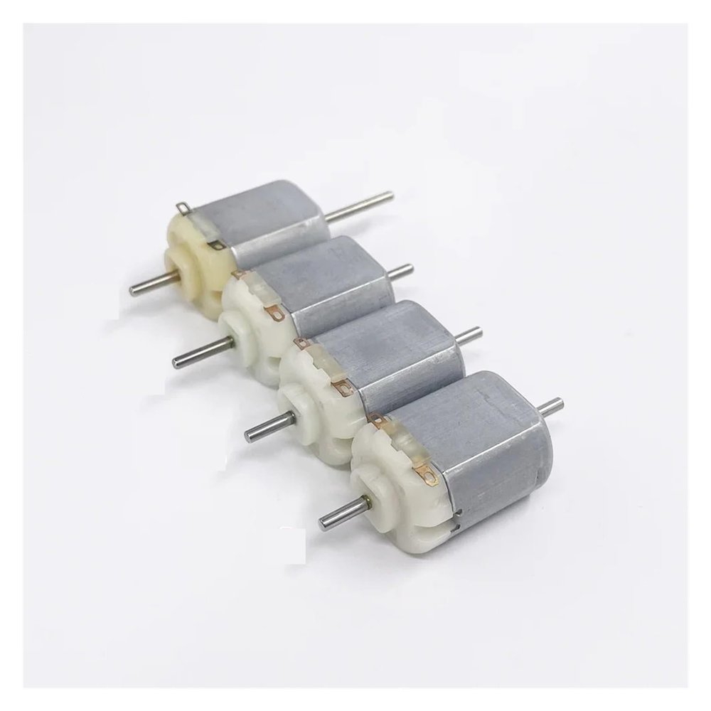 MWRFKJOB FC-130SA 130 Dual Shaft Electronic Starter DC 3V 3.7V 5V 6V 9V 12V High Speed 20mm Electronic Starter for Hobby Toy D