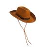 SXYPAYXS Kids Cowgirl Hat 2-6T Wide Brim Stylish Star Leather Belt Design Western Cap Halloween Cowboy Hat (Khaki, ONE SIZE) view 4