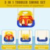 2 in 1 Toddler Swing  Jumper with Frame, Outdoor, Indoor, Baby Swing with Safety Belt for Indoor and Outdoor Use, Foldable Metal Stand & Clear Instructions, Easy to Assemble view 2