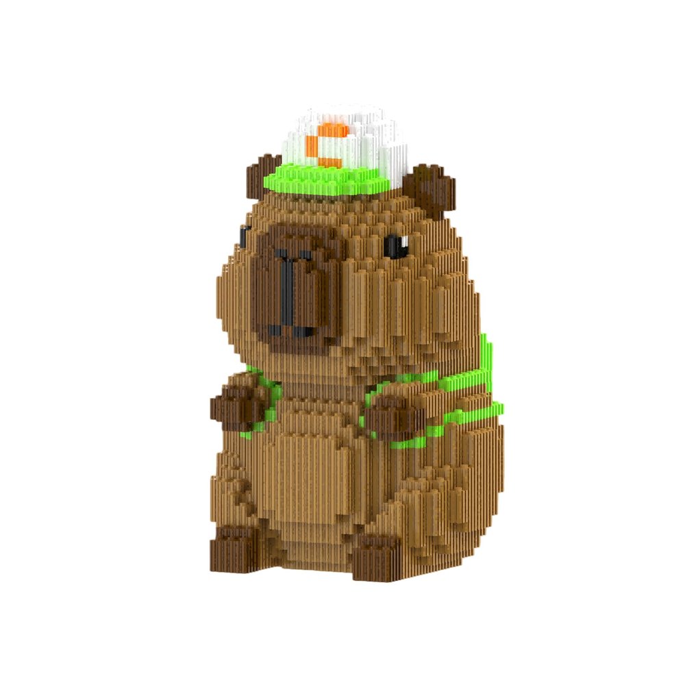 AIYIMUSIDEEN Capybara Building Blocks Set7381, Mini Micro Blocks, Suitable for Adults