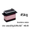 YZHATDH Ocs-451wb 8.4v 45kg.cm 87g 0.09s/60 Brushless Motor High Torque Servo Steel Gear All CNC Case Waterproof Ip67 view 4