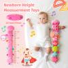 Baby Toys 0-6 Months, Musical Caterpillar Plush Toy with Rattles,Crinkle Sound, Mirror, Newborn Sensory Toys for Infants Developmental Stuffed Animal with Tummy Time for Boys Girls 6-12 Month (Pink) view 4