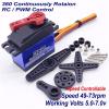 YZHATDH Spt5535lv-360 35kg Full Metal Gear Case Standard Digital Servo 360 Continuous Rotation Rotary for Rc Car Tank Wheel Robot Arm view 4