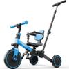 besrey 4 in 1 Toddler Bike, Toddler Tricycle for 1-3 Year Old, Trike with Push Handle, Backrest and Safety Belt, Birthday Gifts and Toys for Boys and Girls, Balance Bike (Blue) view 1