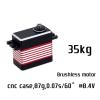 YZHATDH Ocs-351wb 8.4v 35kg.cm 87g 0.07s/60 Brushless Motor High Torque Servo Steel Gear All CNC Case Waterproof Ip67 view 4