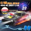 1/16 RC Drift Car with Gyro Full Proportional 4WD 50KM/h High Speed Remote Control Cars, ESP Drift Racing Vehicle+RC Drift Car 1:20 Scale Remote Control Cars 2.4GHz 4WD High Speed RTR Racing Vehicle view 3