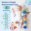 Baby Toys 0-6 Month, Musical Caterpillar Baby Rattle, Plush Sensory Toy with Mirror, Crinkle Textures, Newborn Developmental Tummy Time Stuffed Animal for Infants Boys Girls 6-12 Months (Blue) view 4