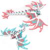 AQXYTK 2 Pcs 3D Printed Dragon with Wings, 7" 3D Printed Flexible Articulated Dragon Animals Fidget Toys for Home Office Desk Decor, Autism Stress Relief Fidget for Girl, Boy Birthday Valentines Gift view 1