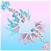 AQXYTK 2 Pcs 3D Printed Dragon with Wings, 7" 3D Printed Flexible Articulated Dragon Animals Fidget Toys for Home Office Desk Decor, Autism Stress Relief Fidget for Girl, Boy Birthday Valentines Gift view 3