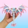 AQXYTK 2 Pcs 3D Printed Dragon with Wings, 7" 3D Printed Flexible Articulated Dragon Animals Fidget Toys for Home Office Desk Decor, Autism Stress Relief Fidget for Girl, Boy Birthday Valentines Gift view 4