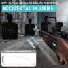 Double Barrel Toy Shotgun - Realistic Foam Blaster with Scope & Soft Bullet Darts, Safe Imitation Shooting Game for Kids Ages 8-12 -Birthday Christmas (Black) view 4
