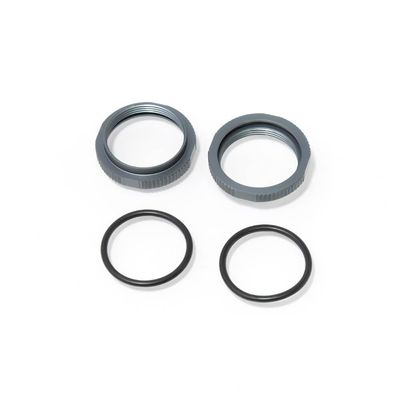 Tekno RC Aluminum Shock Adjustment Collars (Gun Metal), TKR6013B
