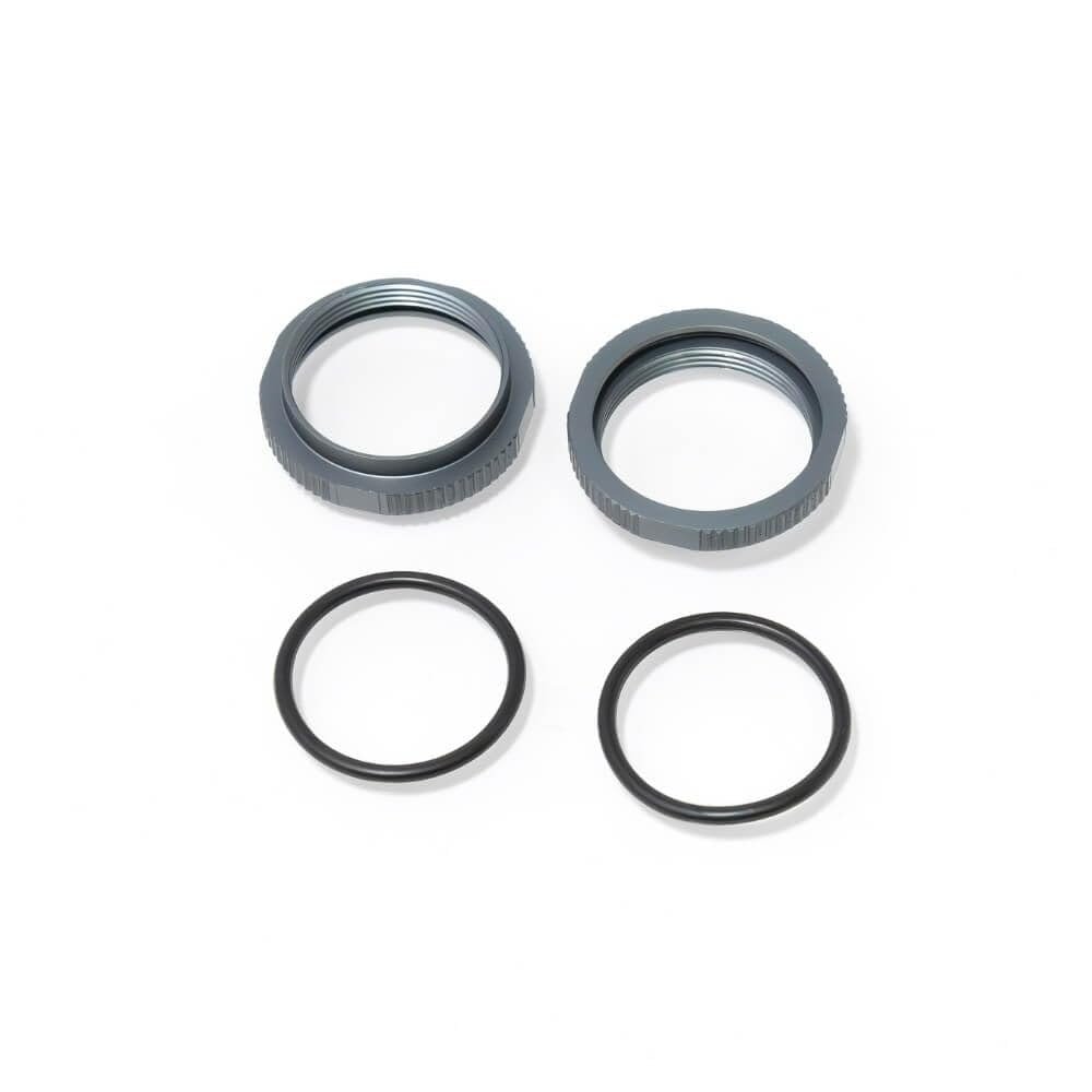Tekno RC Aluminum Shock Adjustment Collars (Gun Metal), TKR6013B