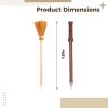 40 Wooden Pencils, 14 Magic Wand and 2 Broomstick Pencils, 20Cm, Perfect for Crafting and Parties view 4