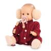 Gotz 2553161 Sleepy Aquini Jubilee Girl - 13" Drink & Wet Bath Baby Girl Doll with Dummy Chain, Dummy and Accessories view 4