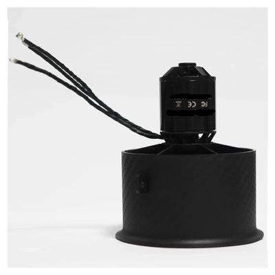 64mm 12-Blade EDF Ducted Fan 2840 Brushless Motor Power Set Compatibie for RC Jet Aircraft/Drone/Turbojet (3S-6S LiPo) Super Strong Thrust(64 Culvert KV3200-1)