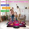 Electronic Dance mat for kids,Upgraded Light-up 6-Button Dancing Pad,Wireless Bluetooth toys,Birthday Christmax Musical Gifts for boys girls,Built-in Music Playmat,Ages 3 4 5 7 8 9 10 11 12+ Year Old view 2