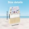 Beach Removal Cleaner Brush, Quick Dry & Reusable Sand Cleaning for Kids Adults Women, Must-Have Remover Essentials for Travel Vacation Summer Sandbox Activities Accessories (Ocean Creature Style) view 2