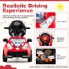 Costzon Push Car for Toddlers, 3 in 1 Stroller Sliding Walking Car with Handle, Canopy, Seat Belt, Horn, Music & Lights, Under-Seat Storage, Guardrail, Foot-to-Floor Ride On Toy for Boys Girls (Red) view 3
