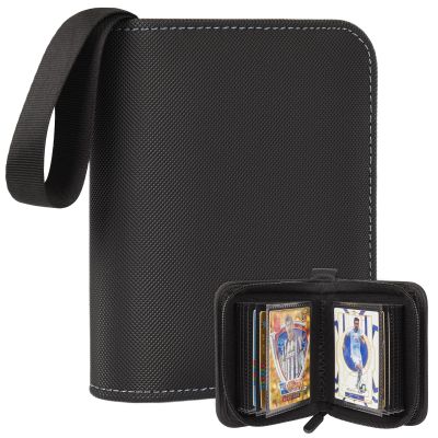 1 Pocket Card Binder  Collectible Trading Card Album, Single Card Holder with 20 Pages, Holds 40 Cards, Side-Loading Mini Binder for TCG, MTG, Sports, Baseball, Football, Small Sports Card Book