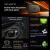 RG Slide Handheld Game Console RG Slide 4.7-inch LTPS In-Cell Screen No Card Retro Game Console Unisoc T820 Portable Arcade Video Gaming Console Support AI WiFi Bluetooth HD and TV Output Black view 3