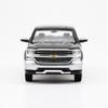 All Star Toys Exclusive 2018 Chevy Silverado 1500 LTZ Crew Cab Black with Chrome Trim 1:27 Diecast Model Motormax 79353 view 4