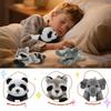 3 PCS Small Stuffed Animal for Kids Boys 8 Inch Woodland Plush Toys Realistic Jungle Animal Plush Toys Set Cute Raccoon, Elephant, Panda Stuffed Toys Gifts for ToddlersGirls Boys Birthday Easter view 3