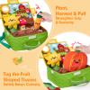 hahaland Baby Toys 6-12 Months - Fruits Vegetables Garden Plant Plush and Montessori Toys for 2 Year Old - Fishing Game for Toddlers 1-3 view 4