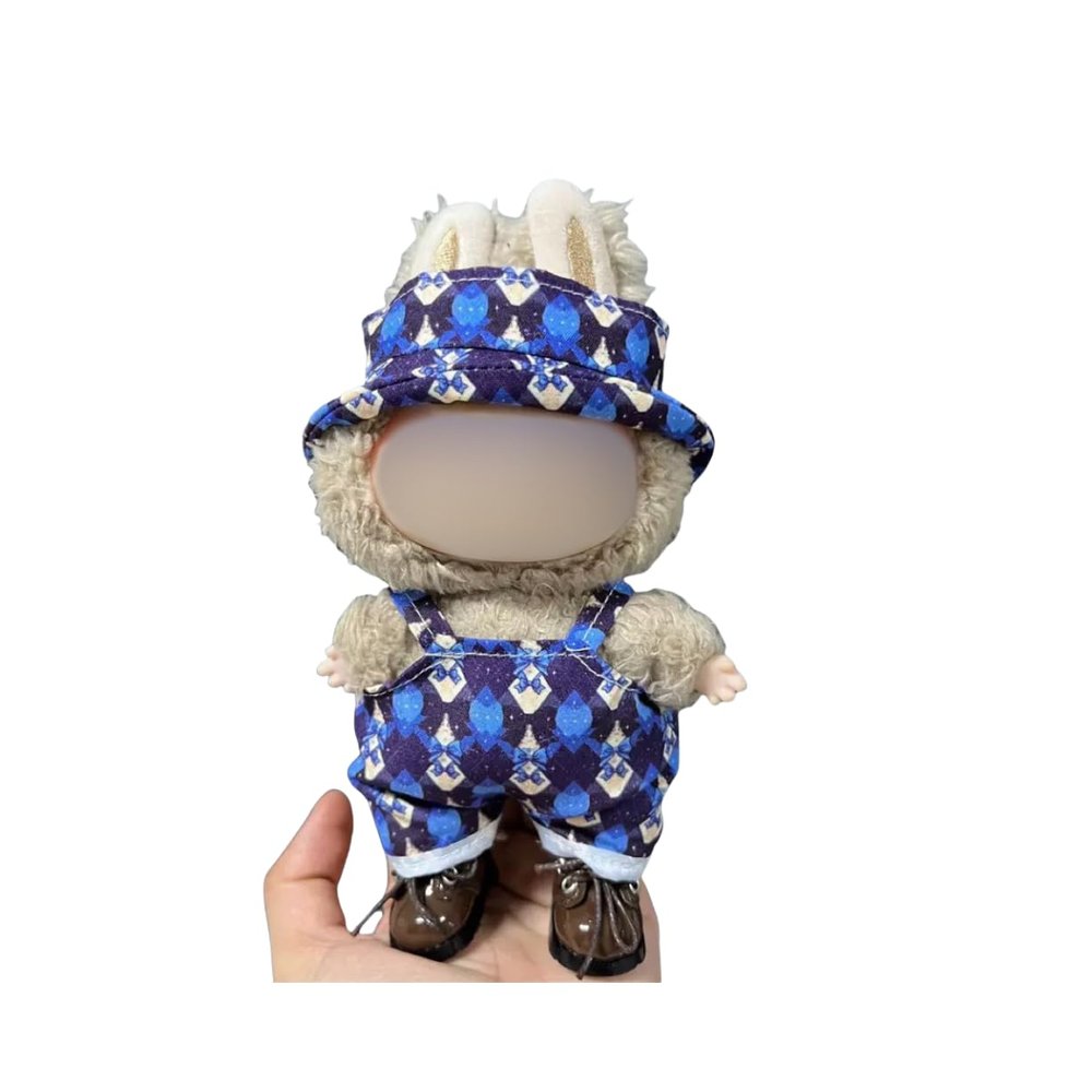 Outfit Dress Set for Labubu Clothes Dress 17cm Doll Clothes Accessories Compatible with 17cm Labubu No Doll No Shoes Included (120)