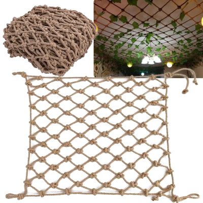 3x7FT Climbing Frame Net, Durable Rope Netting for Playground Rock Ladder, Tree House Playset, Stair Railing - 1cm Diameter Cargo Net for Outdoor Fun