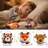 3-Pack 8" Woodland Plush Toys - Fox, Red Panda, Sika Deer Cuddly Stuffed Animals for Kids & Babies Holiday Birthday view 3
