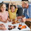 3-Pack 8" Woodland Plush Toys - Fox, Red Panda, Sika Deer Cuddly Stuffed Animals for Kids & Babies Holiday Birthday view 4