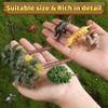37PCS Rainforest Animals Figures Toys Set, Rainforest Diorama Supplies Include Jungle Animal Figurines,Trees, Moss, Sand, Stones for Kids Historical Education School Project Decoration Birthday view 4