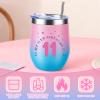 11 Year Old Girl Birthday Gifts, Gifts for 11 Year Old Girl 11th Birthday Gift for Girls, Tween Gift Set with Tumbler, Bracelet, Socks, Scrunchie, Fanny Pack for Daughter, Sister, Niece, Preteen view 4
