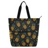 Fruit Pineapple Kids Tote Bag Piano Book Bag for Kids Boys Girls, Gothic Waterproof Reusable Grocery Beach Bag with Zipper for School and Playtime Rainbow school supplies view 1