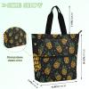 Fruit Pineapple Kids Tote Bag Piano Book Bag for Kids Boys Girls, Gothic Waterproof Reusable Grocery Beach Bag with Zipper for School and Playtime Rainbow school supplies view 4