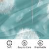 Xosoxruk Baby Crib Sheet Dandelion White Blue Fitted Sheet for Boys Girls Microfiber Cradle Sheets Breathable Crib Cover Fit for Standard Mattress 52 x 28 in view 4