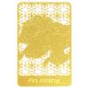 Feng Shui Fly On Monkey On Horse Golden Card Amulet Card Successful Victory Protection Card view 1