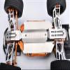Aluminum 7075 Alloy Rear Upper Suspension Arms for Traxxas 1/16 Mini XRT VXL-3S 108076-1 Monster Truck Upgrades - Orange view 3