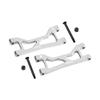 Aluminum 7075 Alloy Rear Upper Suspension Arms for Traxxas 1/16 Mini XRT VXL-3S 108076-1 Monster Truck Upgrades - Silver view 1