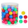 LUOZZY 100 Pcs Colorful Hollow Plastic Counting Balls 2CM for Stem Montessori Learning Preschool Games and Science Experiments view 1